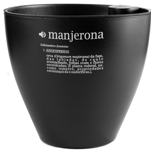 vaso autoirrigavel plantie manjerona