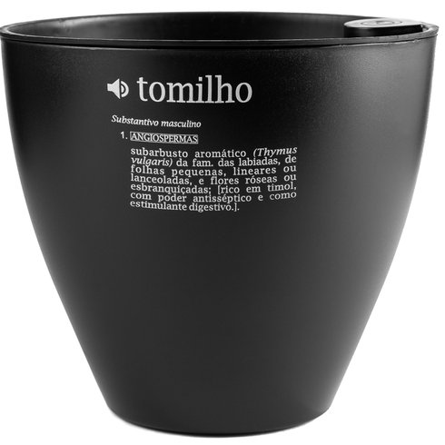vaso autoirrigavel plantie tomilho