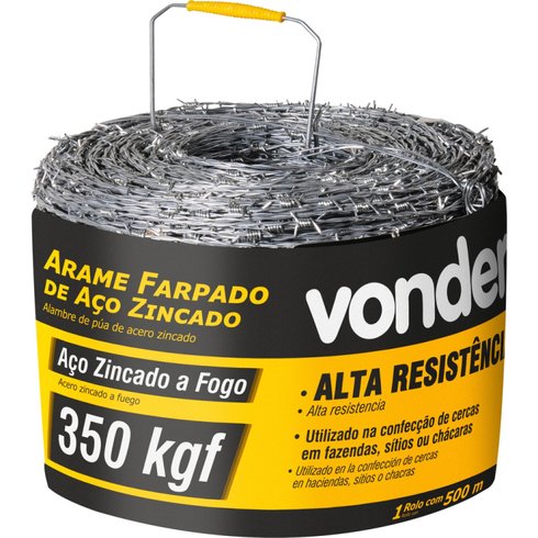 arame farpado rolo vonder