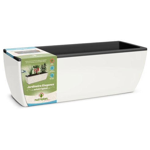 jardineira autoirrigavel nutriplan branco