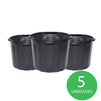 Kit 5 Vasos de Embalagem para Mudas 85 Litros com alça Nutriplan