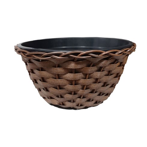 cachepot plastico cuia fibra sintetica trancada indiano