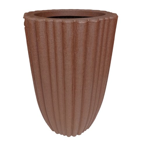 vaso plastico veneza coluna bambu marrom