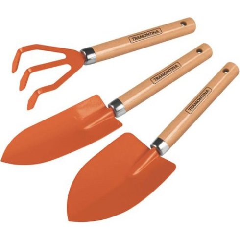 conjunto 3 pcs jardim tramontina
