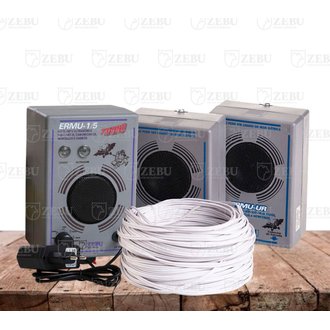 Kit Espanta Rato ERMU-1/5 com 2 x ERMU-UR com 40 metros de fio Zebu