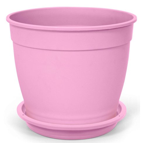 vaso aquarela com prato nutriplan rosa bebe