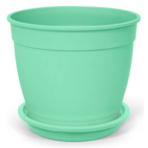 vaso aquarela com prato nutriplan verde claro