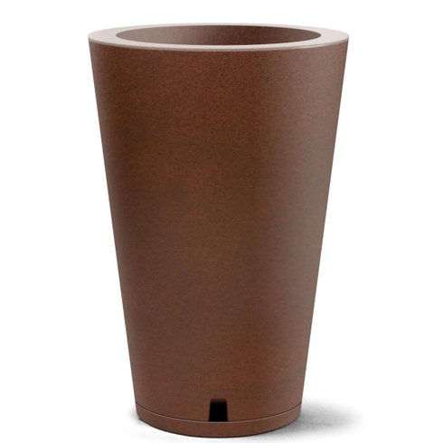 vaso petra com prato 45 nutriplan ferrugem
