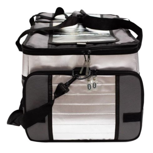 ice cooler 48 litros cinza bolso