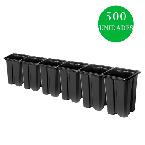 pote vaso quadrado n08 nutriplan kit 100un