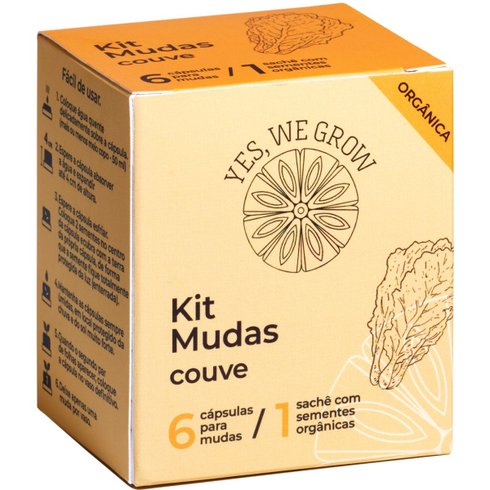 kit mudas couve