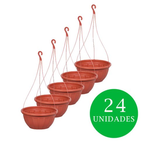 kit cuia florenca 7litros comhaste rischioto marrom 24und