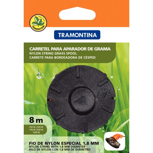 carretel fio nylon tramontina 8m embalagem