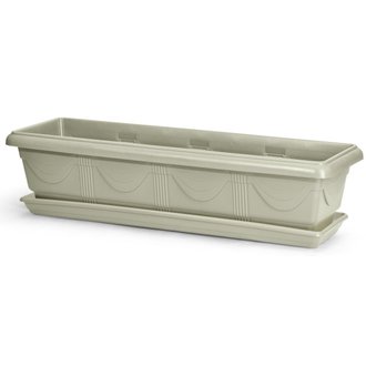 Vaso Jardineira com Prato 80 cm Nutriplan cor