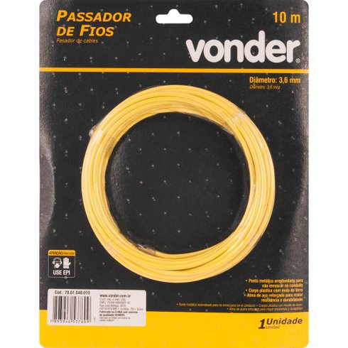 passador de fio vonder embalagem