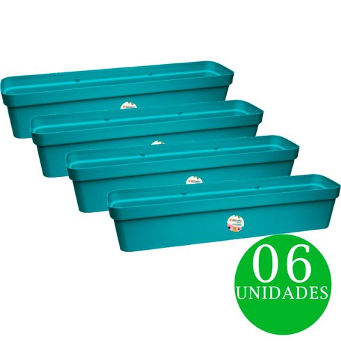 kit jardineira floratta nr 80 verde 06und rischioto