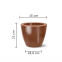 vaso classic redondo 33 ferrugem medidas