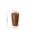 vaso classic conico 46 ferrugem medidas