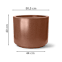 vaso classic cilindrico 40 ferrugem medidas