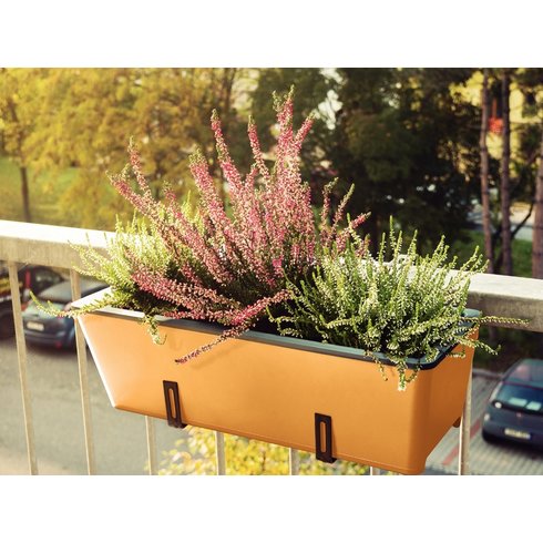 horta autoirrigavel tramontina amarelo suporte