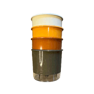 Kit 4 Vasos Autoirrigáveis N4 Grande Coleção TERRAZO Raiz Cores