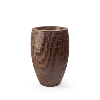 Vaso de Polietileno Bambu Oval 60 Nutriplan cor