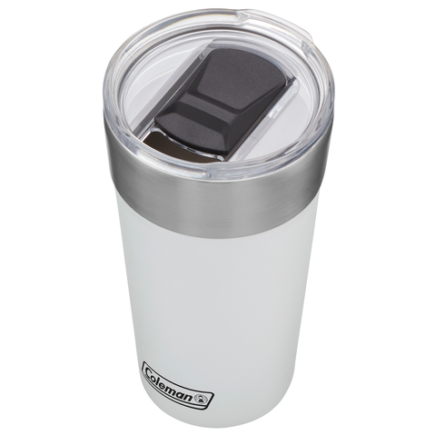 copo termico 600ml coleman branco cima