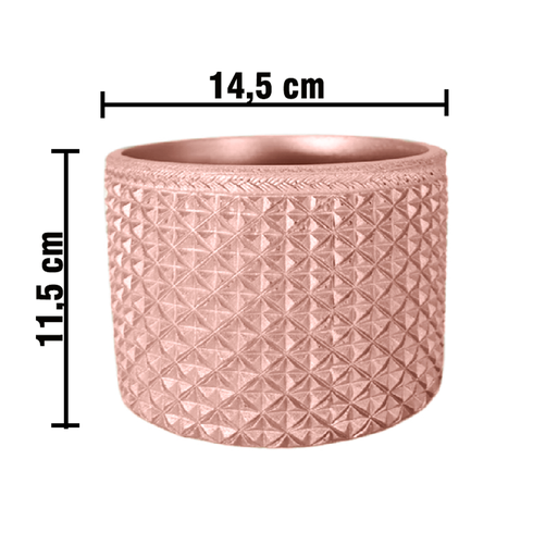 vaso para violeta p15 1201 rose gold medidas