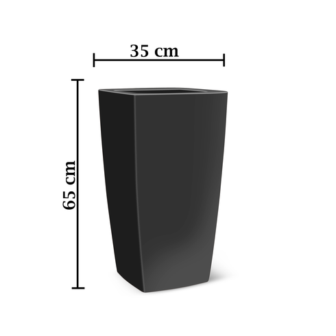 vaso classic trapezio 65 preto nutriplan medidas
