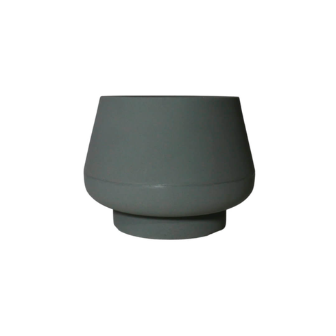 vaso cumbuca bojuda m cinza claro