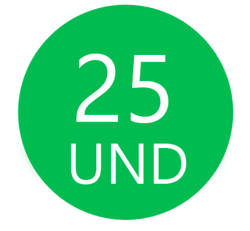 tag 25 unidades