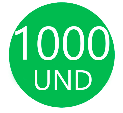 tag 1000 unidades