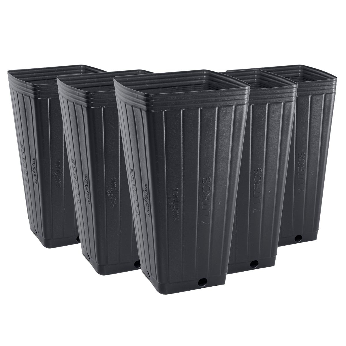 Kit Vaso P/ embalagem de Mudas Nutriplan 7 Litros 100 und