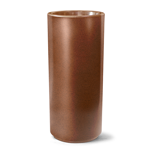 vaso classic cilindrico 75 ferrugem