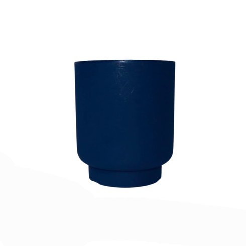 vaso cumbuca alongada m azul macauba