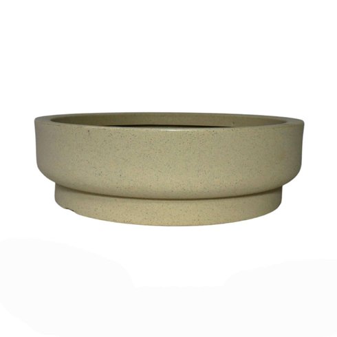 vaso cumbuca jardineira redonda areia