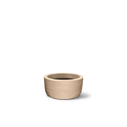 vaso grafiato redondo 15 areia