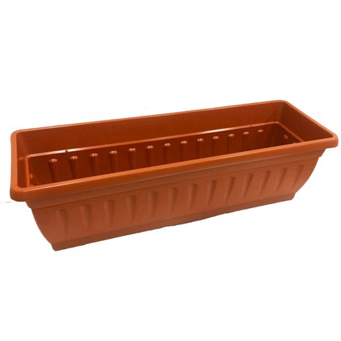 jardineira com prato eme a eme 60 cm ceramica cima