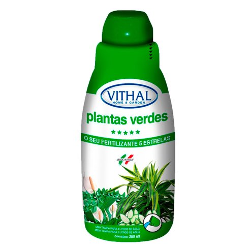 fertilizante liquido pplantas verdes vithal 250ml