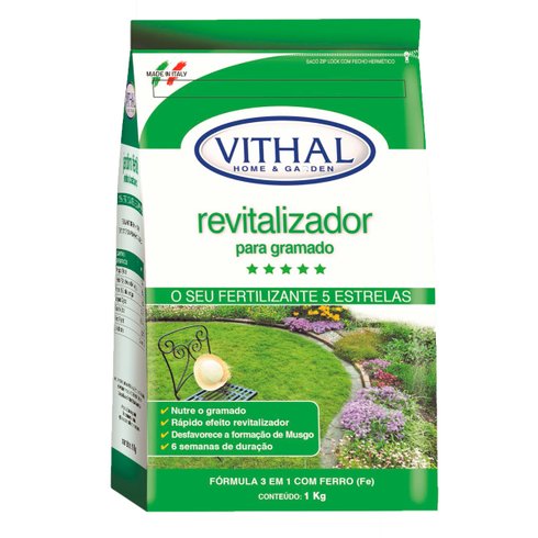 fertilizante revitalizador gramado vithal 1kg