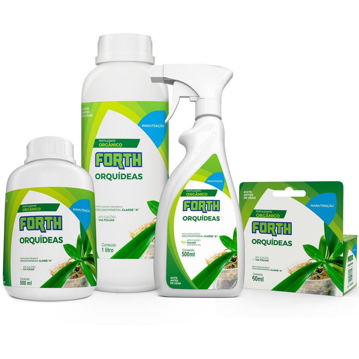 Fertilizante Farelado para Orquídeas - Manutenção 20-20-20 Forth