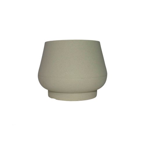 vaso cumbuca bojuda g areia