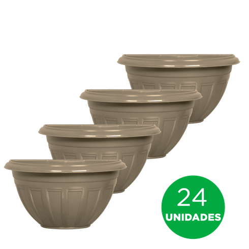 kit vaso de parede bella fiore 24 unidades