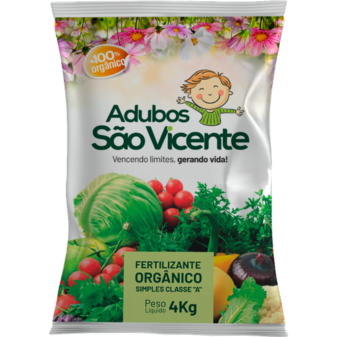adubo organico sao vicente 4kg