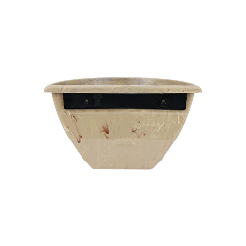 vaso de parede n1 bege travertino tras