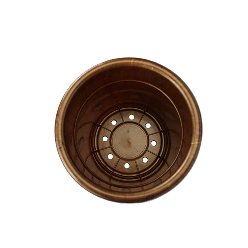 vaso decor n18 cor dourado cima