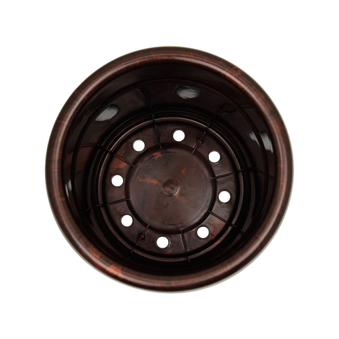 vaso decor n22 cor marrom cafe cima