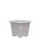 vaso quadrado 20x20cm 5l cor marmore