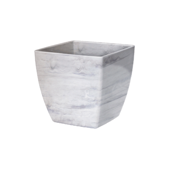 Vaso Cachepô de Plástico Elegance Quadrado N 3 Nutriplan cor
