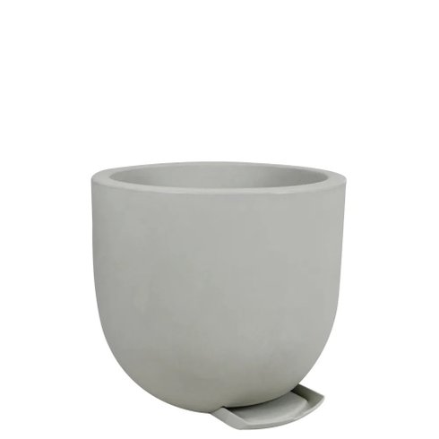 vaso deco baixo 50 x 45 cm vasart branco antique